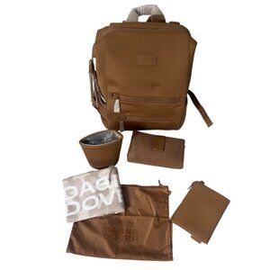 Dagne Dover Indi Neoprene Diaper Bag Backpack Camel Large Baby New Without Tag